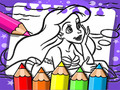 Igra Ariel The Mermaid Coloring Book