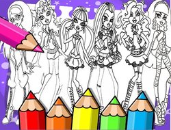 Igra Monster high bojanka  online.