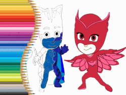 Igra Bojanka: PJ Masks  online