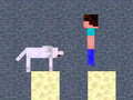 Igra Minicraft: Steve And Wolf Adventure