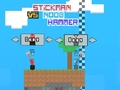 Igra Stickman vs Noob Hammer