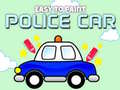 Igra Easy to Paint Police Car