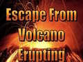 Igra Escape From Volcano Erupting