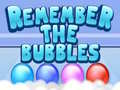 Igra Remember the Bubbles