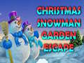Igra Christmas Snowman Garden Escape