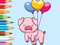 Igra Coloring Book: Balloon Pig