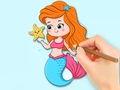 Igra Coloring Book: Beautiful Mermaid Princess