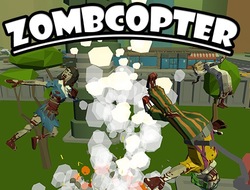 Igra Zombi helikopter  online.