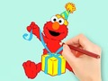 Igra Coloring Book: Elmo Gift