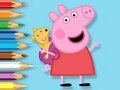 Igra Coloring Book: Peppa With Toy Bear