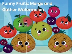 Igra Funny fruits: merge and gather watermelon