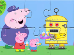 Igra Jigsaw Puzzle: Peppa Robot