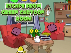 Igra Escape from Green Cartoon Room