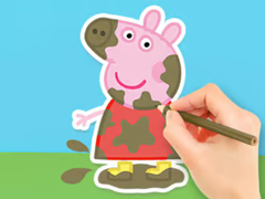 Igra Coloring Book: Peppa In The Mud