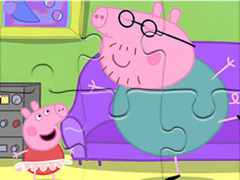 Igra Jigsaw Puzzle: Daddy Pig Dancing