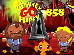 Igra Monkey Go Happy Stage 858