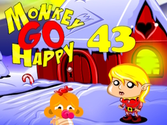 Igra Monkey Go Happy Stage 43