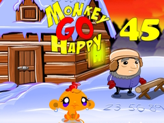 Igra Monkey Go Happy Stage 45