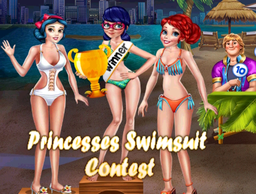 Igra Natjecanje princeza u kupaćim kostimima  online