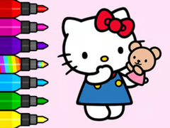 Igra Coloring Book: Hello Kitty Teddy Bear