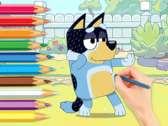 Igra Coloring Book: Bluey And Bingo