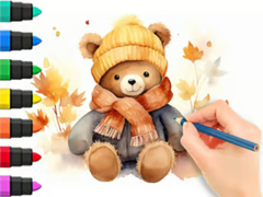 Igra Coloring Book: Autumn Bear