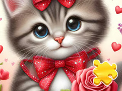 Igra Jigsaw Puzzle: Rose Cat