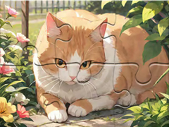 Igra Jigsaw Puzzle: Cat Garden