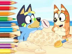 Igra Coloring Book: Bluey On The Beach