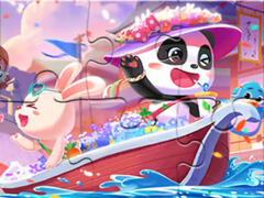 Igra Jigsaw Puzzle: Baby Panda Fiesta