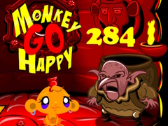 Igra Monkey Go Happy Stage 284