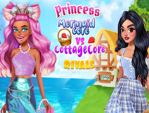 Igra Cottagecore princeze protiv sirena  online.