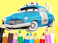 Igra Coloring Book: Cars Sheriff