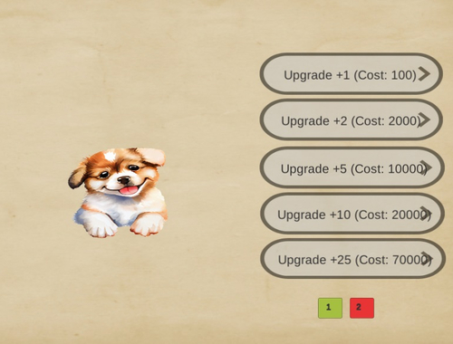Igra Pas kliker  online.