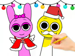 Igra Coloring Book: Sprunki Christmas