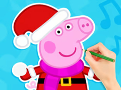 Igra Coloring Book: Peppa Pig Snowman