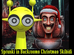 Igra Sprunki in Backrooms Christmas Skibidi 