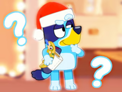 Igra Kviz za djecu: Bluey Christmas Fandom  online.