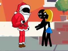 Igra Stickman Santa