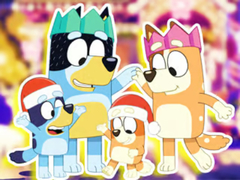 Igra Jigsaw Puzzle: Bluey Family Xmas Eve