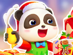 Igra Jigsaw Puzzle: Baby Panda Christmas Chef