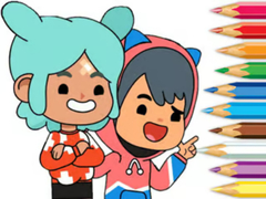 Igra Coloring Book: Toca Boca Friends