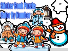 Igra Sticker Book Puzzle: Color By Number