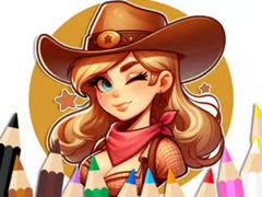 Igra Coloring Book: Cowgirl