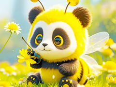 Igra Jigsaw Puzzle: Panda Bee