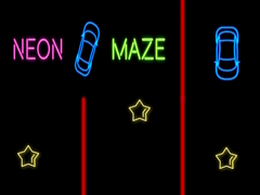 Igra Neon Car Maze