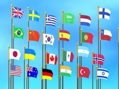 Igra Flag Puzzle Jam: Collect Flags