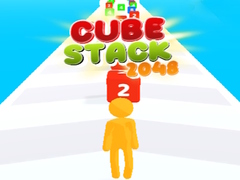 Igra Cube Stack 2048