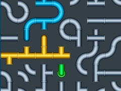 Igra Connect The Pipes Water Puzzle