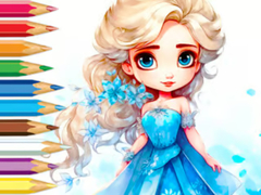 Igra Coloring Book: Frozen Princess